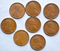 8 Nicer 1909 VDB Type Lincoln Cents