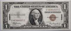 $1 1935 A Gem 66 EPQ Hawaii Emergency Issue Silver Certificate