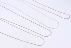 Group Lot of 4 Vintage 925 Sterling Silver Chains