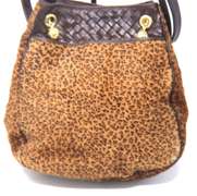 Vintage Bottega Veneta Animal Print Purse