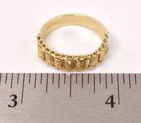 Fancy Flexible Ring in 14K Yellow Gold
