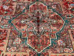 VINTAGE  PERSIAN HERIZ 8x12