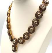 Lavish Mine Cut Diamond Necklace