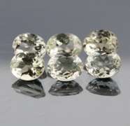 Gorgeous 16.19ct natural platinum green Amethyst set