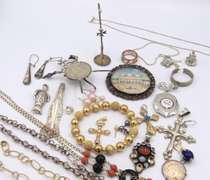 Group Lot of Vintage Sterling Silver Jewelry