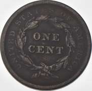 1841 Braided Hair Large Cent