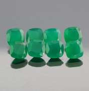 Breath taking 15.27ct mint green Botswana Agate set