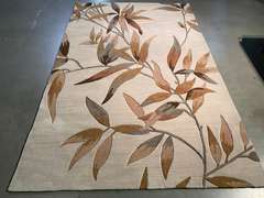 MODERN HAND MADE CARVED RUG 5x8