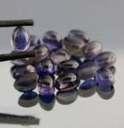 Collectors 15.17ct very best blue violet hue Iolite cabochon set