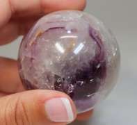 Gorgeous color! 1,144ct Amethyst sphere