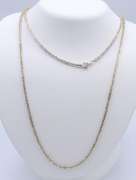 Italian Sterling Silver Popcorn Chain Necklace
