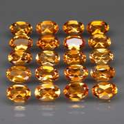 Ravishing 7.63ct 20pc golden Citrine set