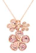 Effy Rose Gold Mixed Stones and Diamond Pendant