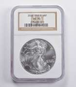 MS70 2002 American Silver Eagle NGC