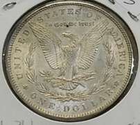 1896 Morgan Dollar, almost Unc