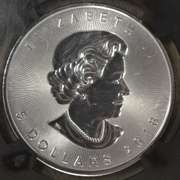 2018 Canada $5 Maple Leaf First Day Of Issue NGC MS70