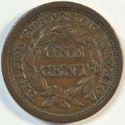 Handsome XF 1848 Braided Hair Large Cent