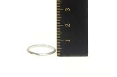 Platinum Tiffany & Co. 1.9mm Ridged Wedding Band Ring