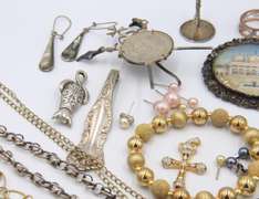Group Lot of Vintage Sterling Silver Jewelry