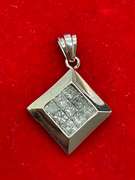 14K WHITE GOLD DIAMOND PENDANT