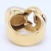 LADIES SOLID GOLD 18 KT RING.