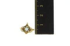 14K Yellow Gold Ornate Arabesque Opal Elaborate Statement Ring
