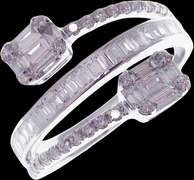 18kt Solid White Gold & Diamond Ring