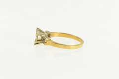 14K Yellow Gold 5.2mm Vintage NOS 1950's Engagement Setting Ring