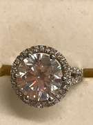 AUCTION HIGHLIGHT! Magnificent Ladies 14kt Gold & Diamond Ring- 6.50 carats of diamonds!