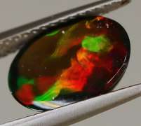 Multi-patterned 1.64ct Welo Black Opal