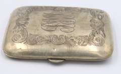 Vintage 925 Sterling Silver Cigarette Case