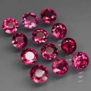 Premium solitaire cut 9.75ct VS Rhodolite Garnet set
