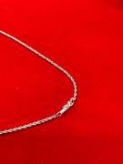 14K WHITE GOLD ROPE CHAIN