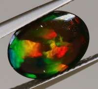 Multi-patterned 1.64ct Welo Black Opal