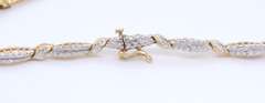 Majestic White and Yellow Gold Chevron Diamond Necklace
