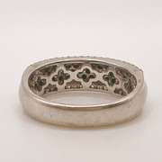10kt White Gold & Diamond Band Ring
