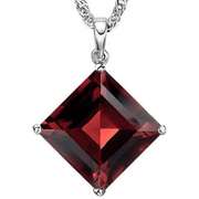 5.24 CT GARNET 10KT SOLID GOLD PENDANT