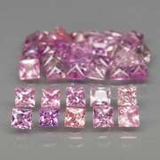 Radiant princess cut! Unheated! 3.46ct Sapphire set!