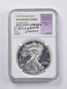 PF69 UCAM 1997-P American Silver Eagle Signed Jones NGC