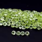 Dazzling 12.38ct untreated apple green Peridot set