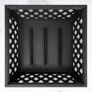 26 Inch Fire Pit Large Wood Burning Square Firepit