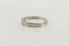 14K White Gold 0.75 Ct Princess Cut Diamond Wedding Band Ring