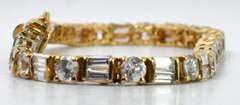 Vermeil Bracelet With CZs