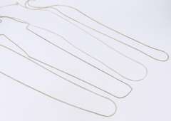 Group Lot of 4 Vintage 925 Sterling Silver Chains