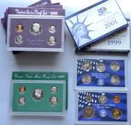 6 US Mint Proof Sets And 1999 2001 State Quarter Proof Sets