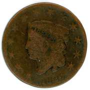 1826 Coronet Head Large Cent
