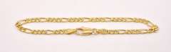Classic Figaro Bracelet in 18K Yellow Gold