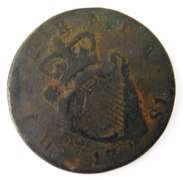 Rare 1781 Georguis III Irish Coin