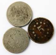 3 U.S. Shield Nickels