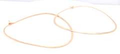 Lovely Yellow Gold Large Hoop Earrings
